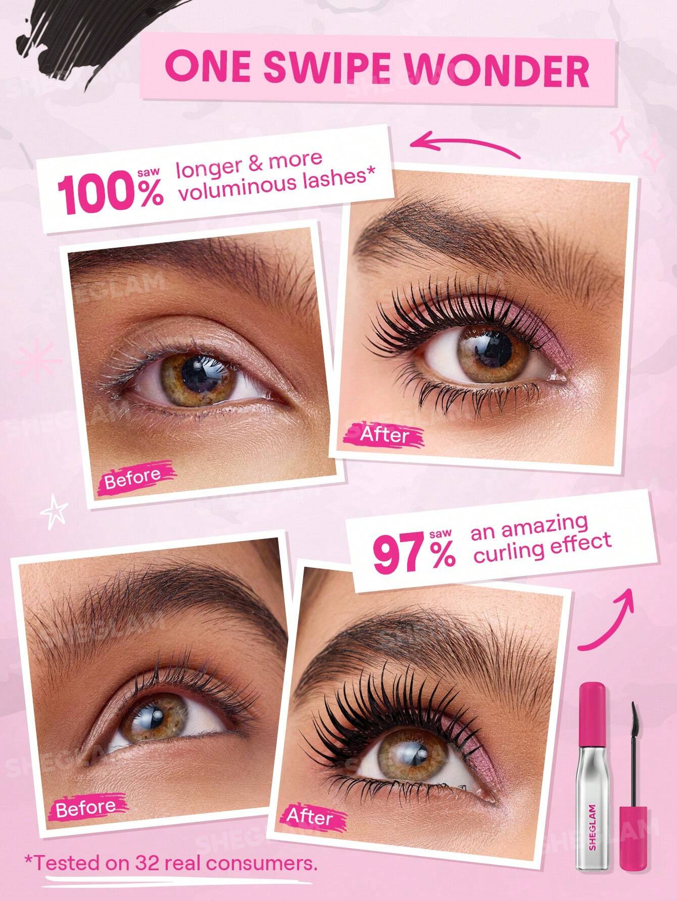 Lashlighter  & ماسكرا شيجلام 4D