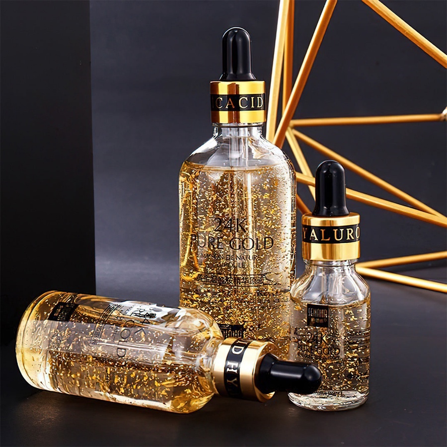 Pure Hyaluronic Acid Serum Anti-wrinkle Gold Nicotinamide Liquid 24K Gold Tense Moisture