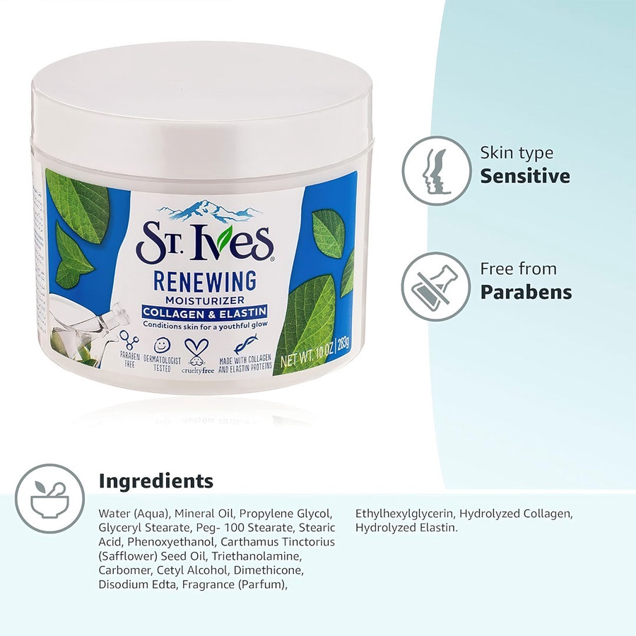 ST. Ives Renewing Skin Collagen & Elastin Facial Moisturizer